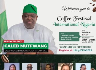 Over 30 Countries to Converge in Plateau for Nigeria’s Maiden Coffee Festival
