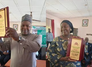 BASSA LOCAL GOVERNMENT CHAIRMAN, DPM BAG SPECIAL AWARD IN RECOGNITION OF THEIR OUTSTANDING PERFORMANCE