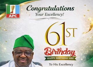 APC Plateau State Chapter Extends Birthday Felicitations to Governor Mutfwang at 61