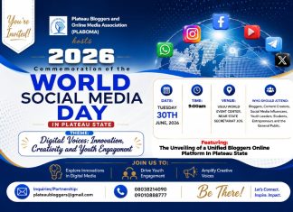 Plateau Bloggers Invites Youths, Content Creators to World Social Media Day Celebration